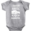 I Asked God For An Angel He Sent Me My Daughter Infant Clothing