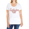 September Babe Libra Ladies Curvy T-Shirt