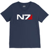 mass effect n7 logo V-Neck Tee