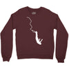 bungeejumping bungeespringen fun sport hobby freizeit extremsport Crewneck Sweatshirt