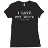 i love it when my wife lets me go fishing Ladies Fitted T-Shirt