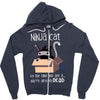 ninja cat Zipper Hoodie