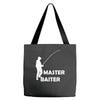 aster baiter mens rude fishing Tote Bags