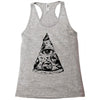illuminati pizza Racerback Tank