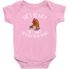 she's beauty she' grace t shirt chicken farm Baby Bodysuit