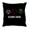 Dark Side Throw Pillow