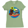 sandbox battle 1 Ladies Fitted T-Shirt