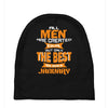 all men are created equal but only the best are born in january 1 Baby Beanies