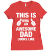 new daddy christmas funny Ladies Fitted T-Shirt
