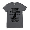Best Friend German Shepherd Ladies Fitted T-Shirt