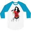 wonder woman 3/4 Sleeve Shirt
