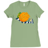 orange juice Ladies Fitted T-Shirt