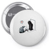 cat ats new gift Pin-back button