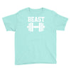 new beast dumbbell muscle Youth Tee
