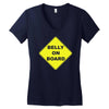 belly on board beer Women's V-Neck T-Shirt