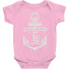 anchored faith (2) Baby Bodysuit