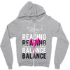 Reading Yoga Wine Balance Zipper Hoodie