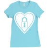 locked Ladies Fitted T-Shirt