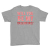 will you be my valentine Youth Tee