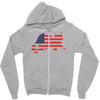 proud to be ameowican Zipper Hoodie