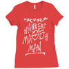 manners maketh man Ladies Fitted T-Shirt