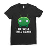 He Will Kill Again Ladies Fitted T-Shirt