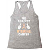 Me Against Uterine Cancer Racerback Tank
