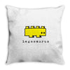 legosaurus Throw Pillow