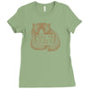 Feed me and tell me i'm pretty Ladies Fitted T-Shirt