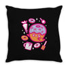 donut ghost baking Throw Pillow