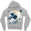the great wave off sound Zipper Hoodie