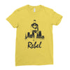 rebel   blackout Ladies Fitted T-Shirt