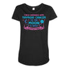 I Love Someone with Thyroid Cancer to The Moon and Back to Infinity Maternity Scoop Neck T-shirt