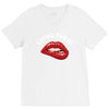 latina power bite V-Neck Tee