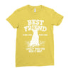 Best Friend Bull Terrier Ladies Fitted T-Shirt