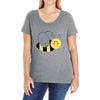 cute bee Ladies Curvy T-Shirt