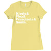 kiedes flea frusciante smith Ladies Fitted T-Shirt