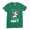 UNICORN ARE BORN IN MAY Ladies Fitted T-Shirt