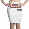 dear santa, i want it all Pencil Skirts