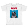Jaws Parody Paws Toddler T-shirt