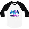 marshmello 3/4 Sleeve Shirt