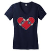 heartboard Women's V-Neck T-Shirt