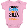 Class of 2017 Proud Daddy Graduation Baby Onesie