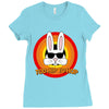 too hip to hop   bunny easter Ladies Fitted T-Shirt