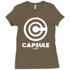 capsule corps dbz dragon ball manga anime Ladies Fitted T-Shirt