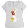 you can't save the world alone Women's Triblend Scoop T-shirt