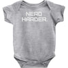 nerd harder Baby Bodysuit