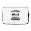 Super Cool Nana Of A Freaking Awesome Granddaughter Laptop sleeve