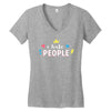 I Hate People Women's V-Neck T-Shirt