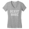 beast mode Women's V-Neck T-Shirt